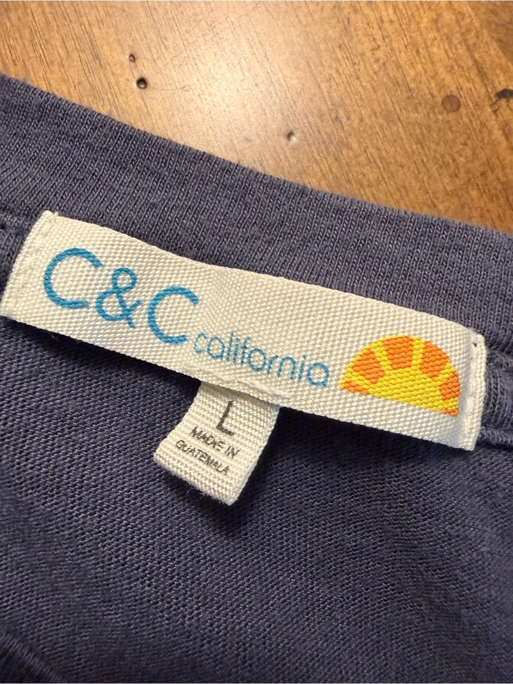 C&C California Navy Sunset Mountain Graphic Tee - Picture 4 of 5